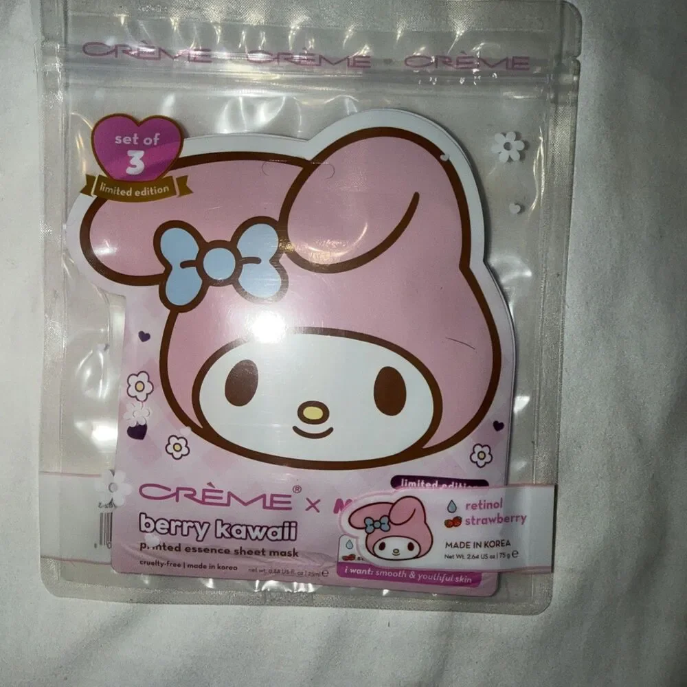 Hello Kitty Premium Plush Blender Duo Creme Shop MakeupSponge, Lip Stain,ETC New